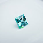Load image into Gallery viewer, Square princess lab grown Paraiba YAG