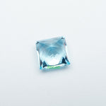 Load image into Gallery viewer, Square princess lab grown santa maria sapphire