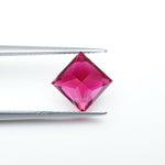 Load image into Gallery viewer, Square princess lab grown ruby