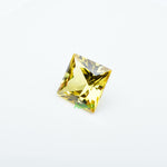 Load image into Gallery viewer, Square princess lab grown yellow sapphire