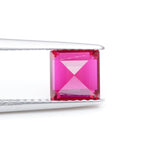 Load image into Gallery viewer, Square step lab grown ruby