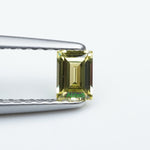 Load image into Gallery viewer, Straight baguette lab grown yellow sapphire