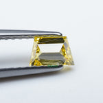 Load image into Gallery viewer, Trapezoid lab grown yellow diamond