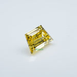 Load image into Gallery viewer, Trapezoid lab grown yellow diamond