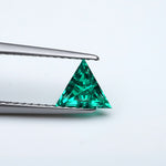 Load image into Gallery viewer, Triangle lab grown emerald