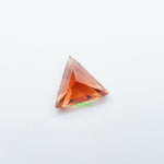 Load image into Gallery viewer, Triangle lab grown orange sapphire