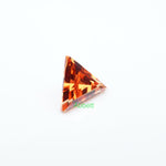 Load image into Gallery viewer, triangle lab grown orange sapphire