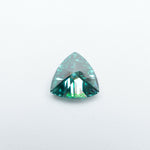 Load image into Gallery viewer, Trillion green moissanite