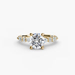 Load image into Gallery viewer, Solitaire with Eternity Pavé 2