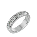 Load image into Gallery viewer, Anniversary Wedding Band WEAN078