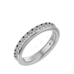 Load image into Gallery viewer, Anniversary Wedding Band WEAN080