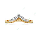 Load image into Gallery viewer, Curved Wedding Band WECU1004