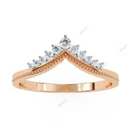 Load image into Gallery viewer, Chevron Wedding Band WECU1004