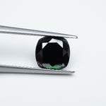 Load and play video in Gallery viewer, Cushion black moissanite