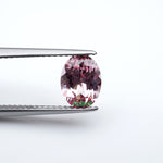 Load and play video in Gallery viewer, Oval lab grown champagne sapphire