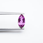 Load and play video in Gallery viewer, Marquise lab grown kunzite sapphire