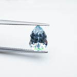 Load and play video in Gallery viewer, Pear lab grown aqua sapphire