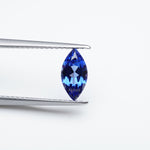 Load and play video in Gallery viewer, Marquise lab grown blue sapphire