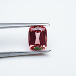 Load and play video in Gallery viewer, Antique cushion lab grown padparadscha sapphire