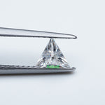 Load and play video in Gallery viewer, Triangle D FL moissanite