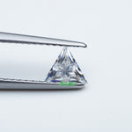 Load and play video in Gallery viewer, Triangle D FL moissanite