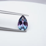 Load and play video in Gallery viewer, Pear lab grown alexandrite