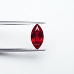 Load and play video in Gallery viewer, Marquise lab grown ruby