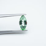 Load and play video in Gallery viewer, Marquise lab grown green sapphire