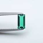 Load and play video in Gallery viewer, Straight baguette lab grown emerald