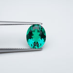 Load and play video in Gallery viewer, Oval lab grown emerald