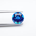 Load and play video in Gallery viewer, Round lab grown cobalt spinel