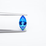 Load and play video in Gallery viewer, Marquise lab grown cobalt spinel