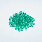 Load and play video in Gallery viewer, Round lab grown emerald melee