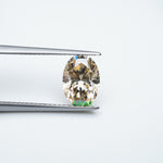 Load and play video in Gallery viewer, Oval brown moissanite