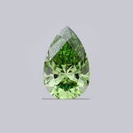 Load and play video in Gallery viewer, Pear green VVS2-VS2 lab grown diamond