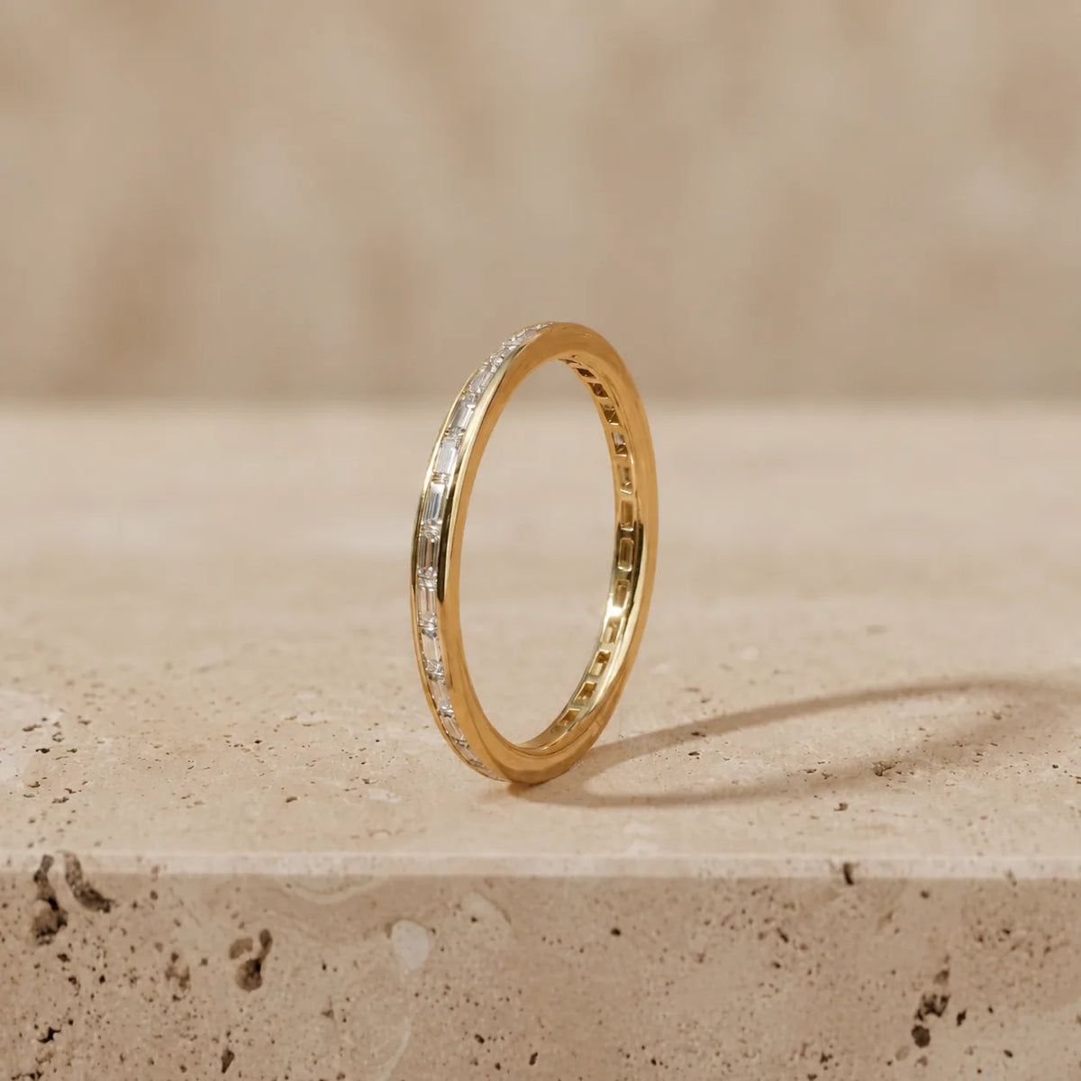 0.90–1.25 CTW Baguette Lab-Grown Diamond Channel-Set Eternity Band