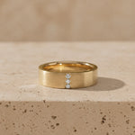 0.10 CTW Round Lab-Grown Diamond Channel-Set Men’s Wedding Band