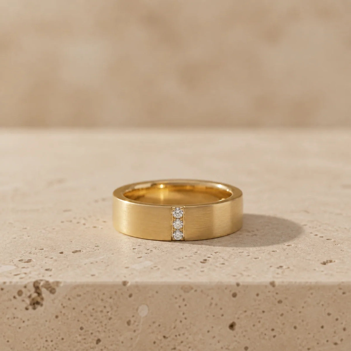 0.10 CTW Round Lab-Grown Diamond Channel-Set Men’s Wedding Band