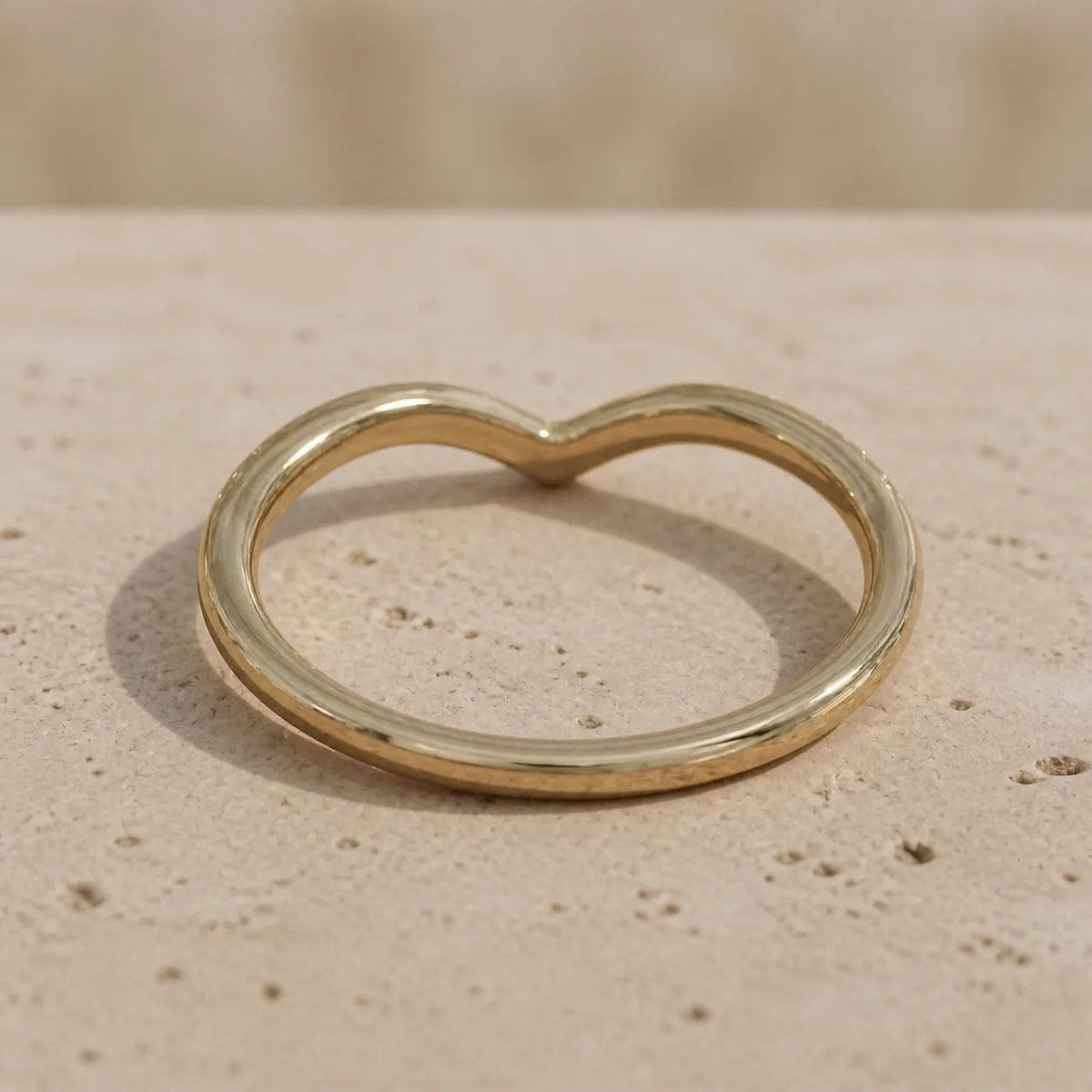 0.22 CTW Round Lab-Grown Diamond Pavé Chevron Wedding Band
