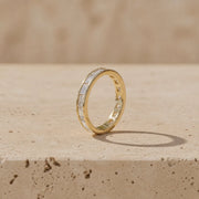 0.70 CTW Baguette Lab-Grown Diamond Channel-Set Stacking Band
