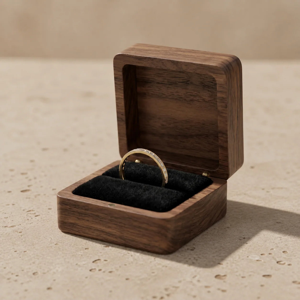 0.70 CTW Baguette Lab-Grown Diamond Channel-Set Stacking Band