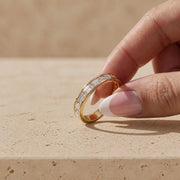 0.70 CTW Baguette Lab-Grown Diamond Channel-Set Stacking Band