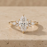 1.5 CT Marquise Lab-Grown Diamond Engagement Ring