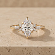 1.5 CT Marquise Lab-Grown Diamond Engagement Ring