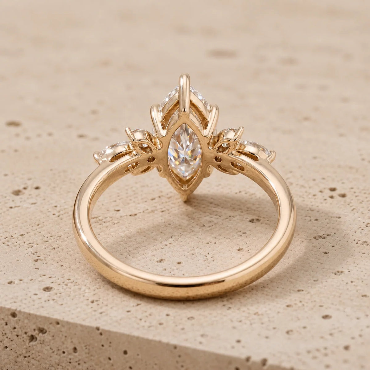 1.5 CT Marquise Lab-Grown Diamond Engagement Ring