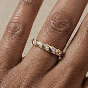 1.75 CTW Marquise & Round Lab-Grown Diamond Diagonal Eternity Band