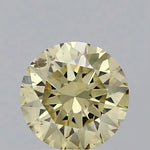 1.01ct Round Lab Grown Diamond (Colour Fancy Yellow, Clarity SI1, Cut EX, IGI Certified)