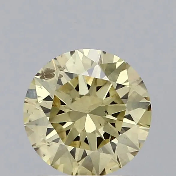 1.01ct Round Lab Grown Diamond (Colour Fancy Yellow, Clarity SI1, Cut EX, IGI Certified)