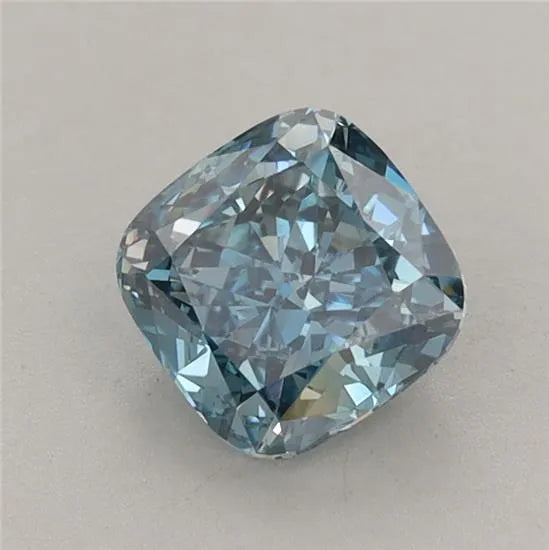 1.17ct Cushion modified Lab Grown Diamond (Colour Fancy Vivid Blue, Clarity VS1, IGI Certified)