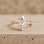 2.4 CT Marquise Lab-Grown Diamond Victorian-Inspired Engagement Ring